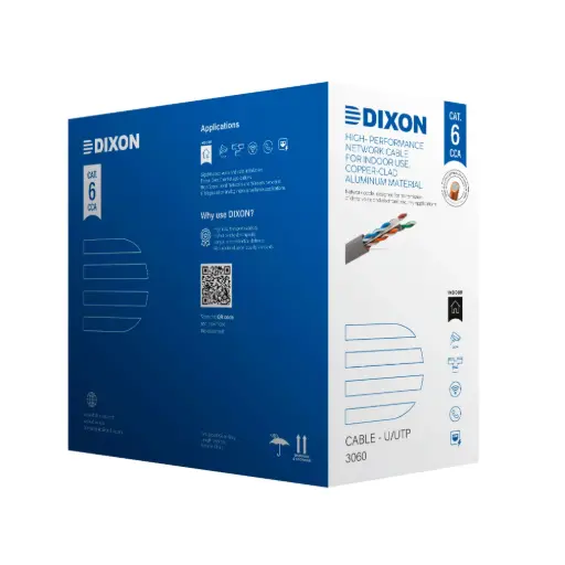 CABLE DIXON UTP INTERIOR CAT6 CCA BAÑADO 3060